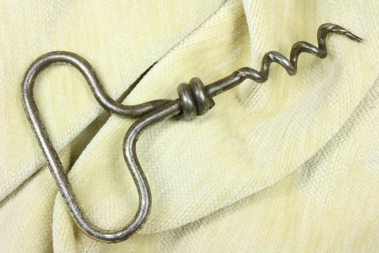 Antiguedades de nickelplated iron corkscrews