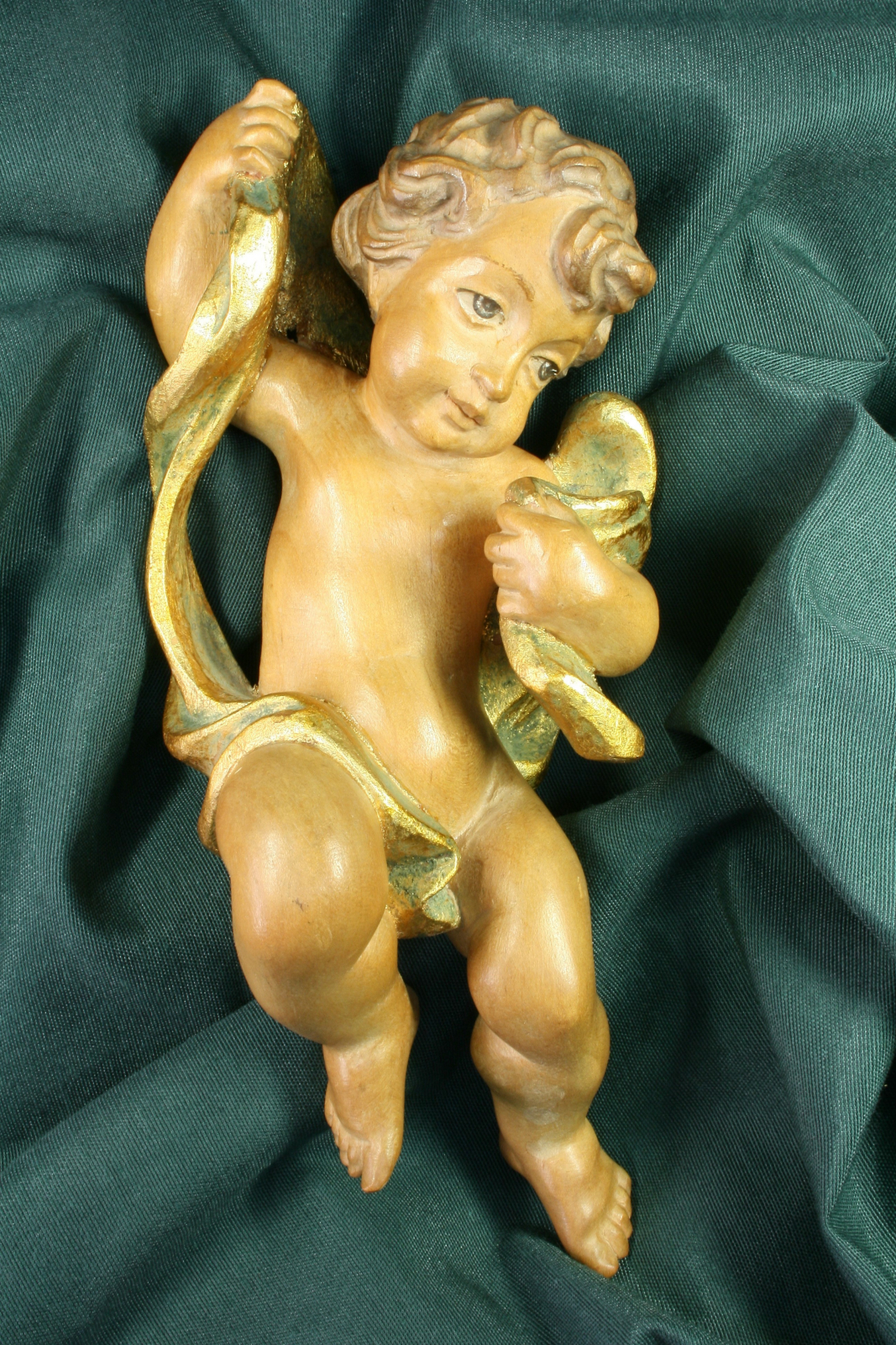 Antiques - POLYCHROME WOOD ANGEL. S.XX (T)