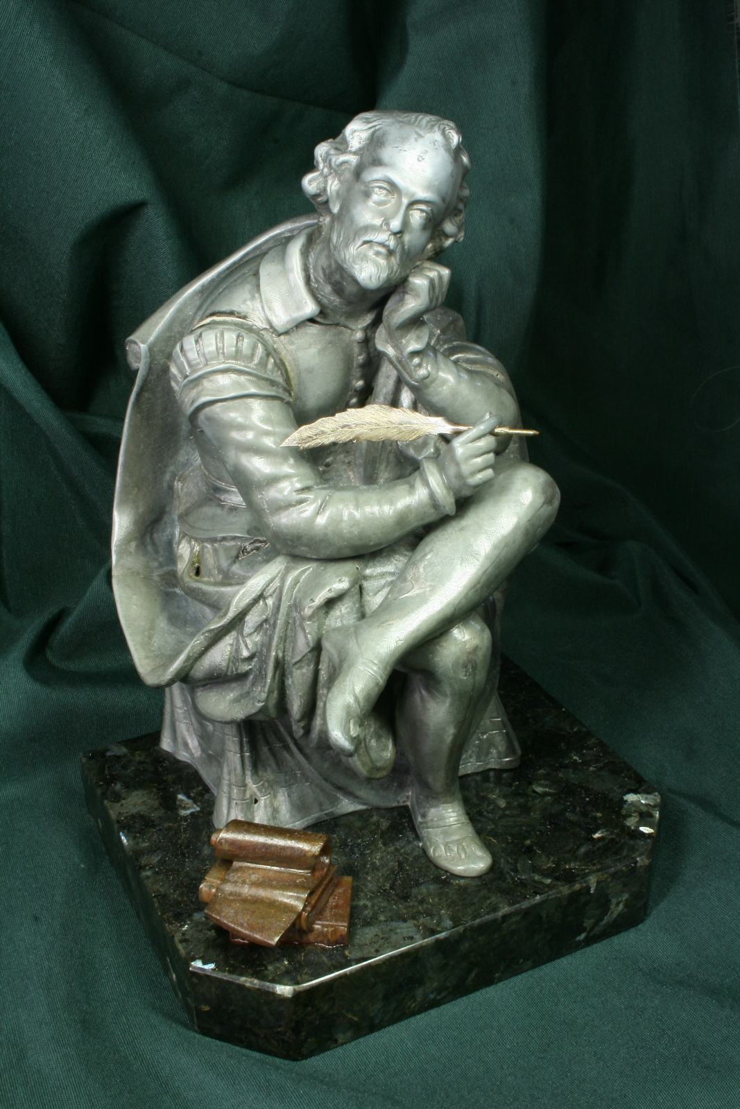 Antiguedades - ESCULTURA DE GUSTAVO ADOLFO BÉCQUER. ANTIMONIO. S.XX
