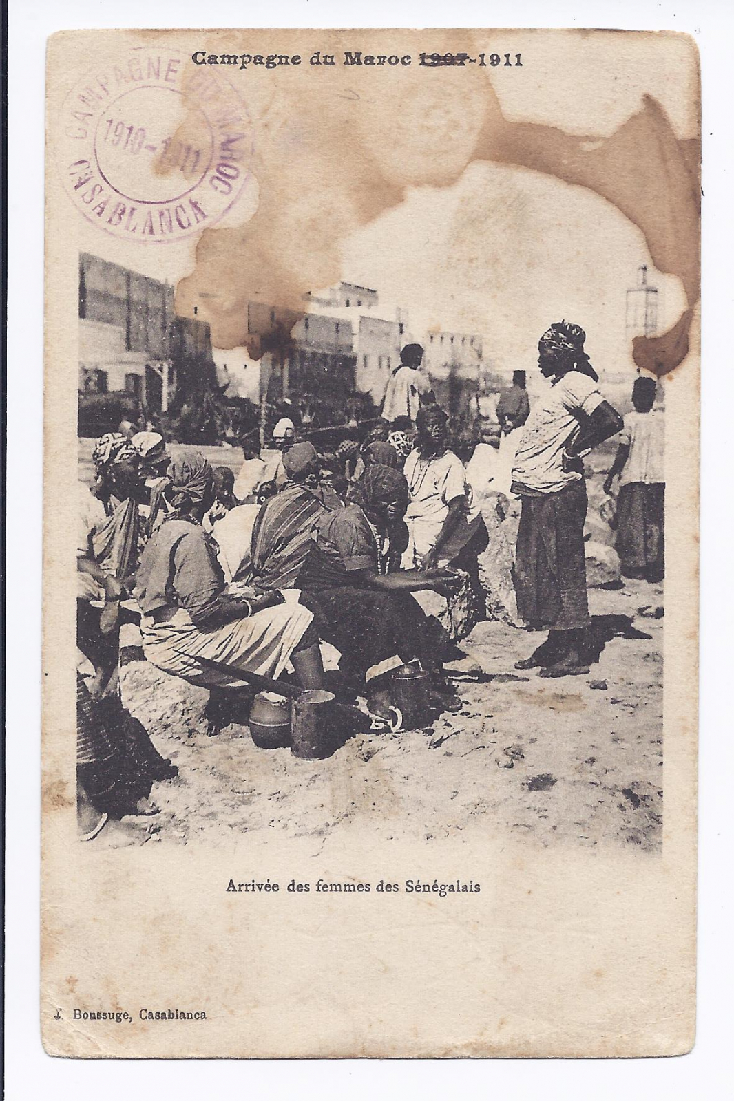 Antiques -  POSTCARD MOROCCO COSTUMER. WHITE HOUSE.