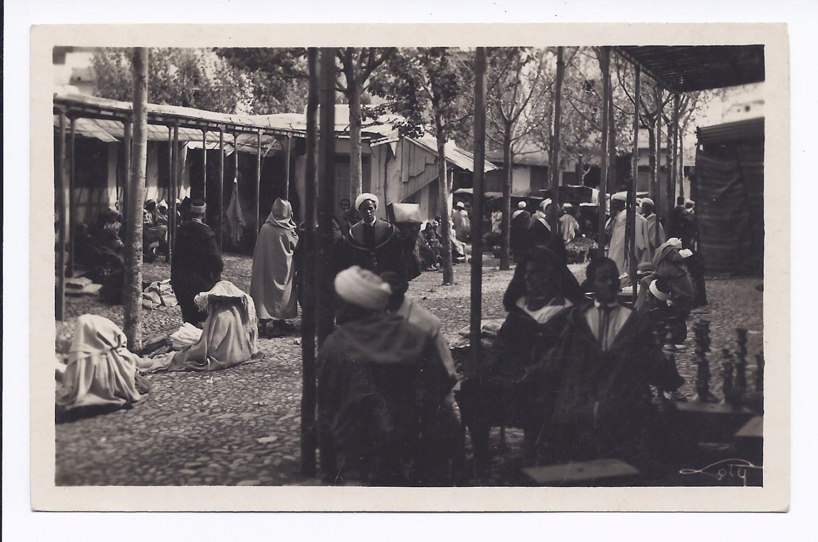 Antiques - POSTCARD MOROCCO. COSTUMBRISTA. TETUAN. SOUK OF GUERSA KEBIRA.