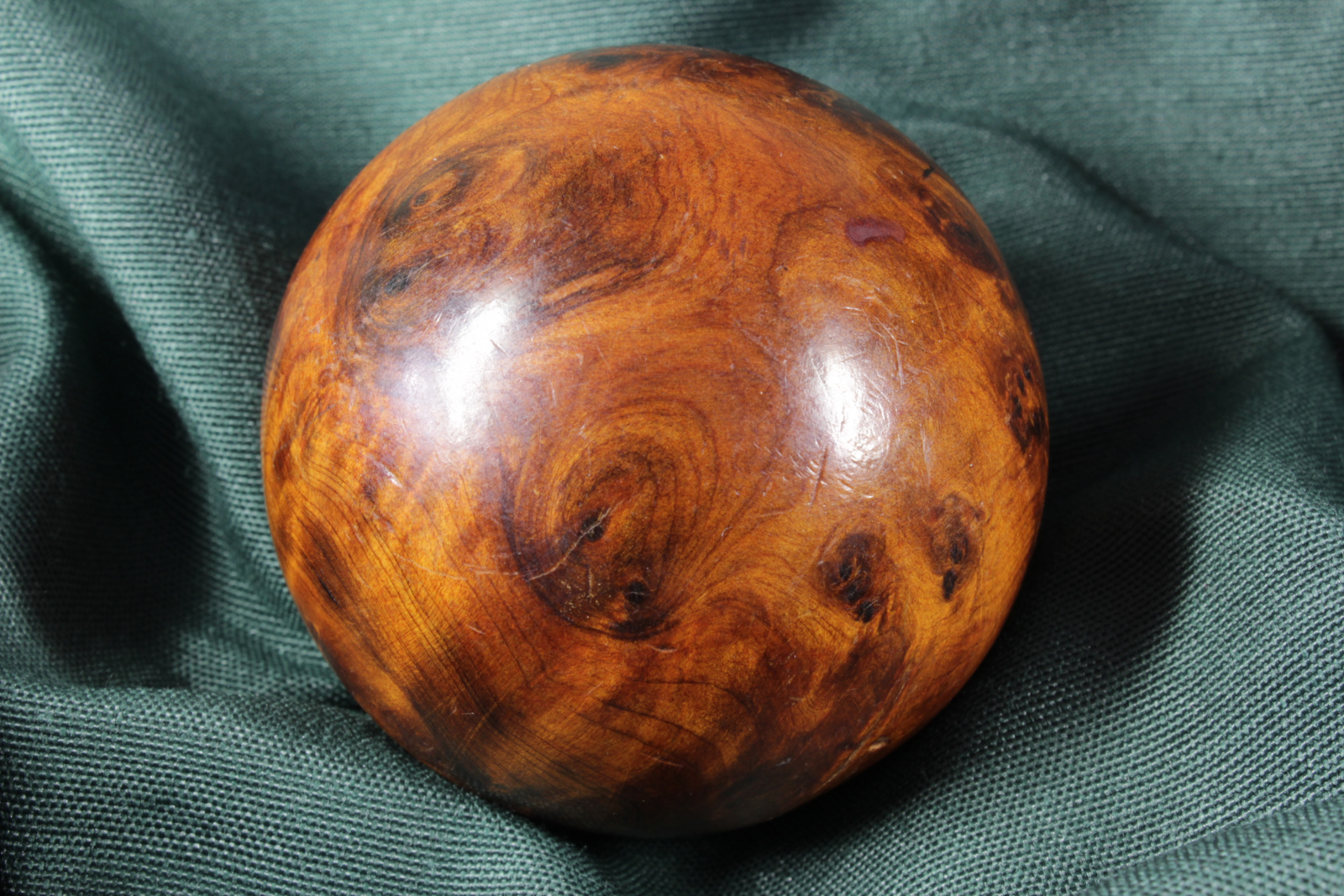 Antiguedades de ball wood dark poles handcrafted