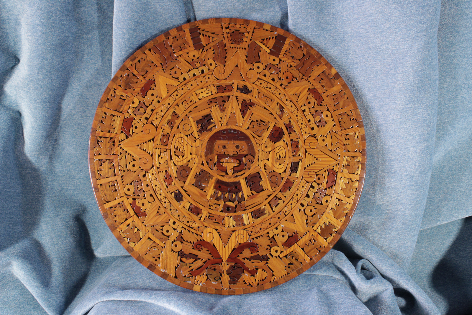 Antiguedades - PIEDRA DEL SOL. CALENDARIO AZTECA. CUAUHXICALLI. (T)