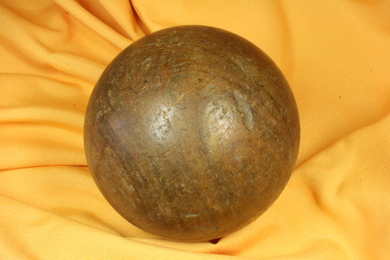 Antiguedades - BOLA MADERA NATURAL. S.XX