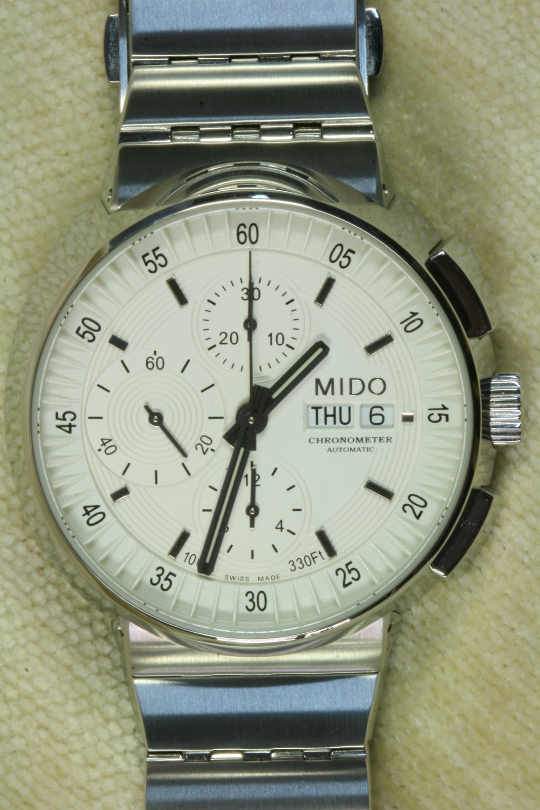 Antiguedades de mido chronograph automatic wrist watch