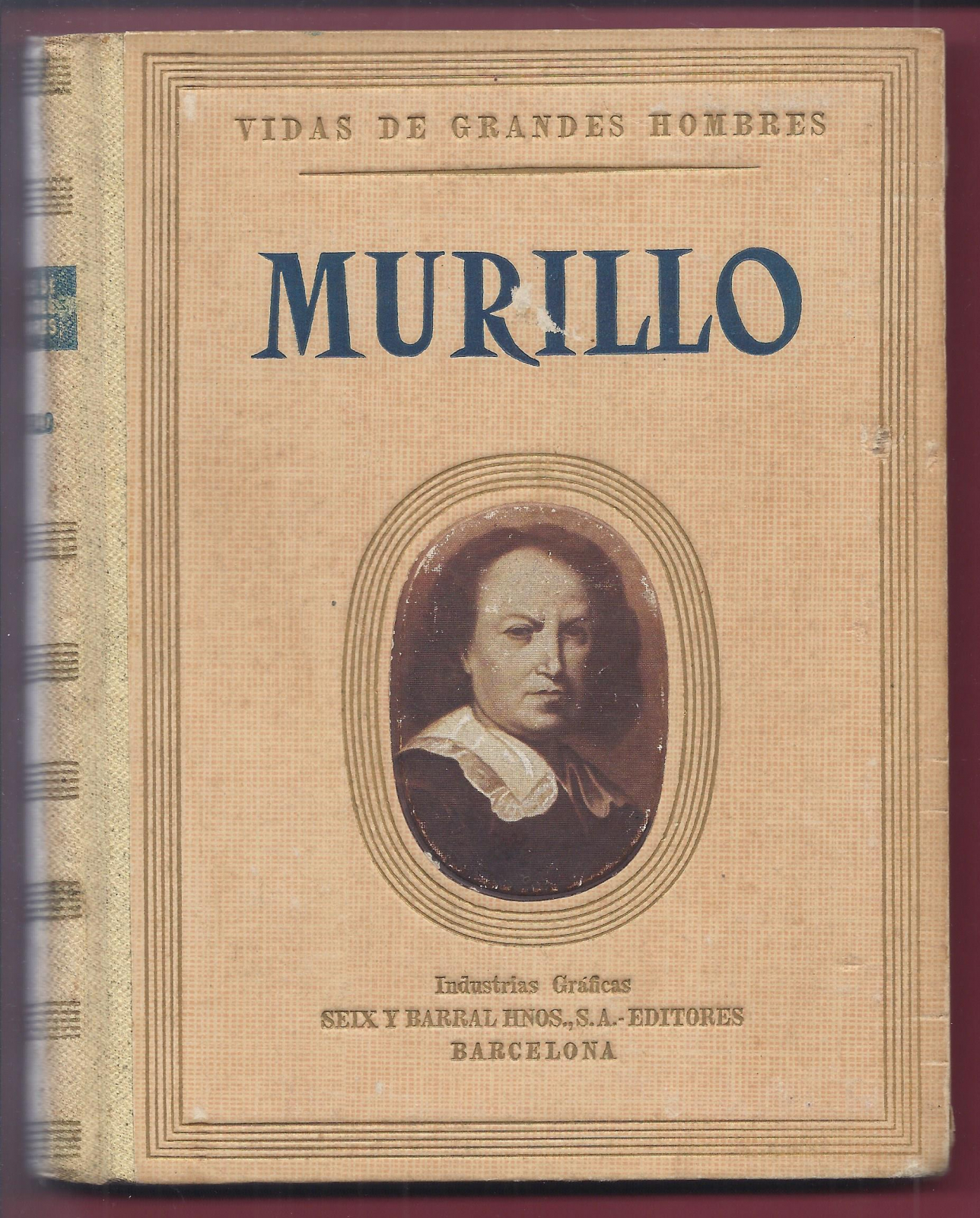 Antiques - BOOK LIFE OF MURILLO. LIVES OF GREAT MEN. JOSÉ LLEONART. 1942 (T)