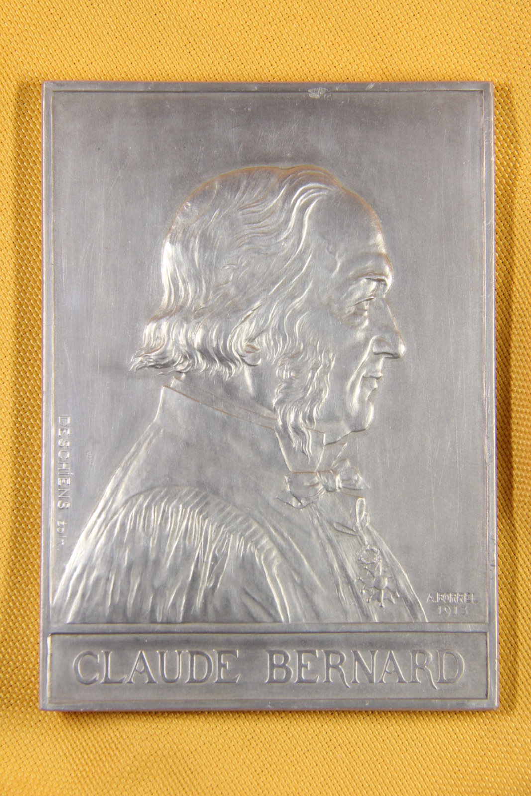 Antiques - CLAUDE BERNARD MEDAL. ALFRED BORREL.