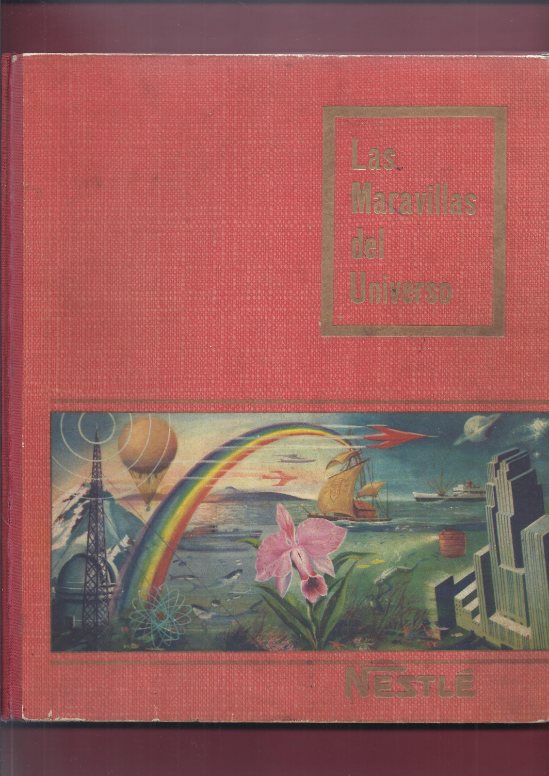 Antiques - BOOK - ALBUM THE WONDERS OF THE UNIVERSE. THREE COMPLETE VOLUMES. (T)