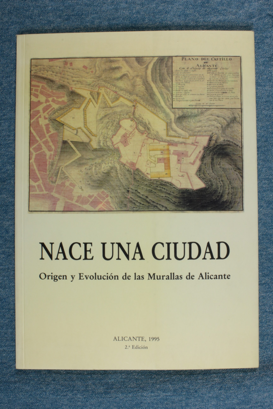 Antiguedades - LIBRO NACE UNA CIUDAD. ORIGEN Y EVOLUCIÓN DE LAS MURALLAS DE ALICANTE. (T)