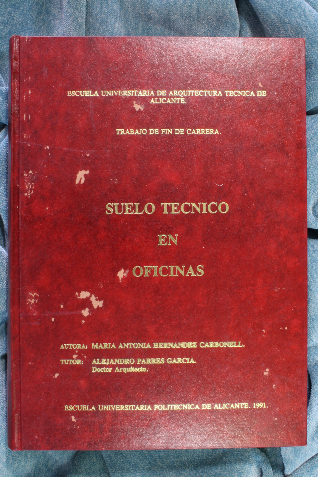 Antiques - FINAL YEAR PROJECT. TECHNICAL FLOORING IN OFFICES. 1991 (T)