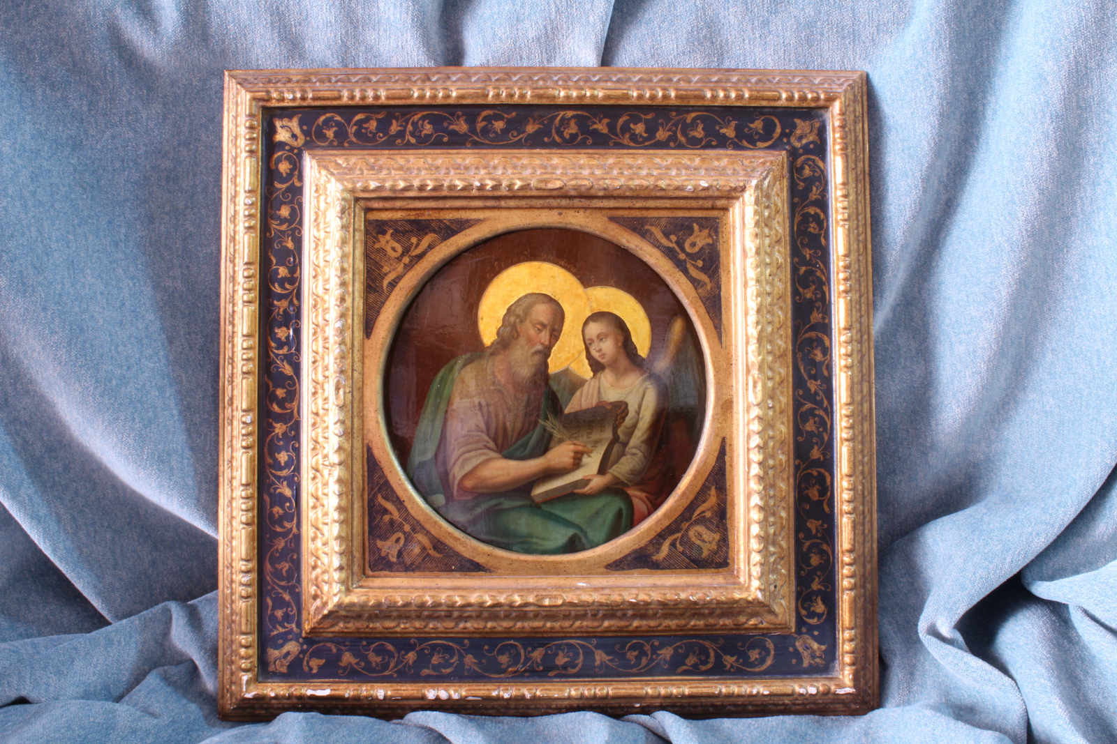 Antiguedades de oriental icon san mateo evangelista