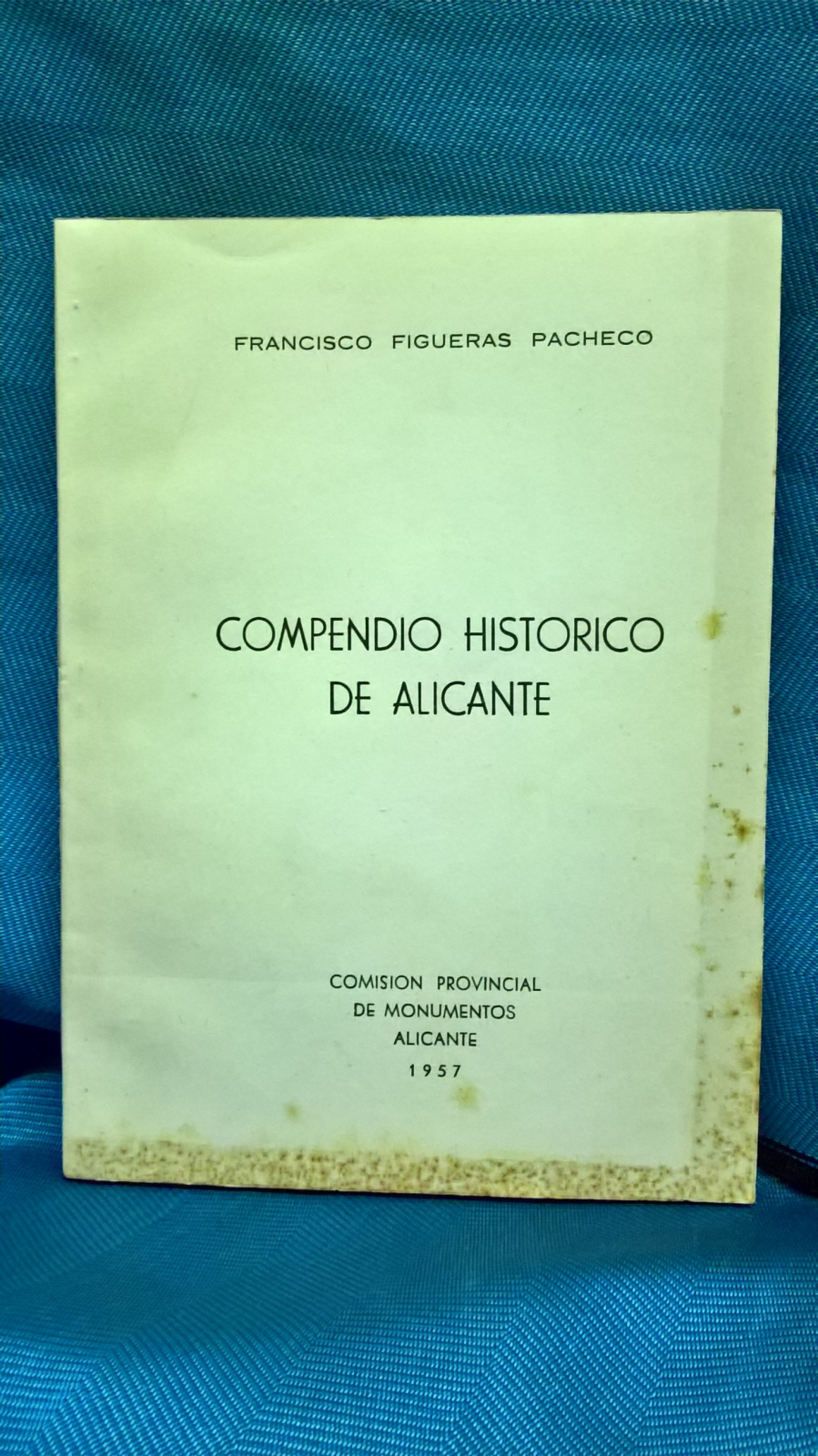 Antiguedades - LIBRO COMPENDIO HISTÓRICO DE ALICANTE. FIGUERAS PACHECO. 1957 (T)