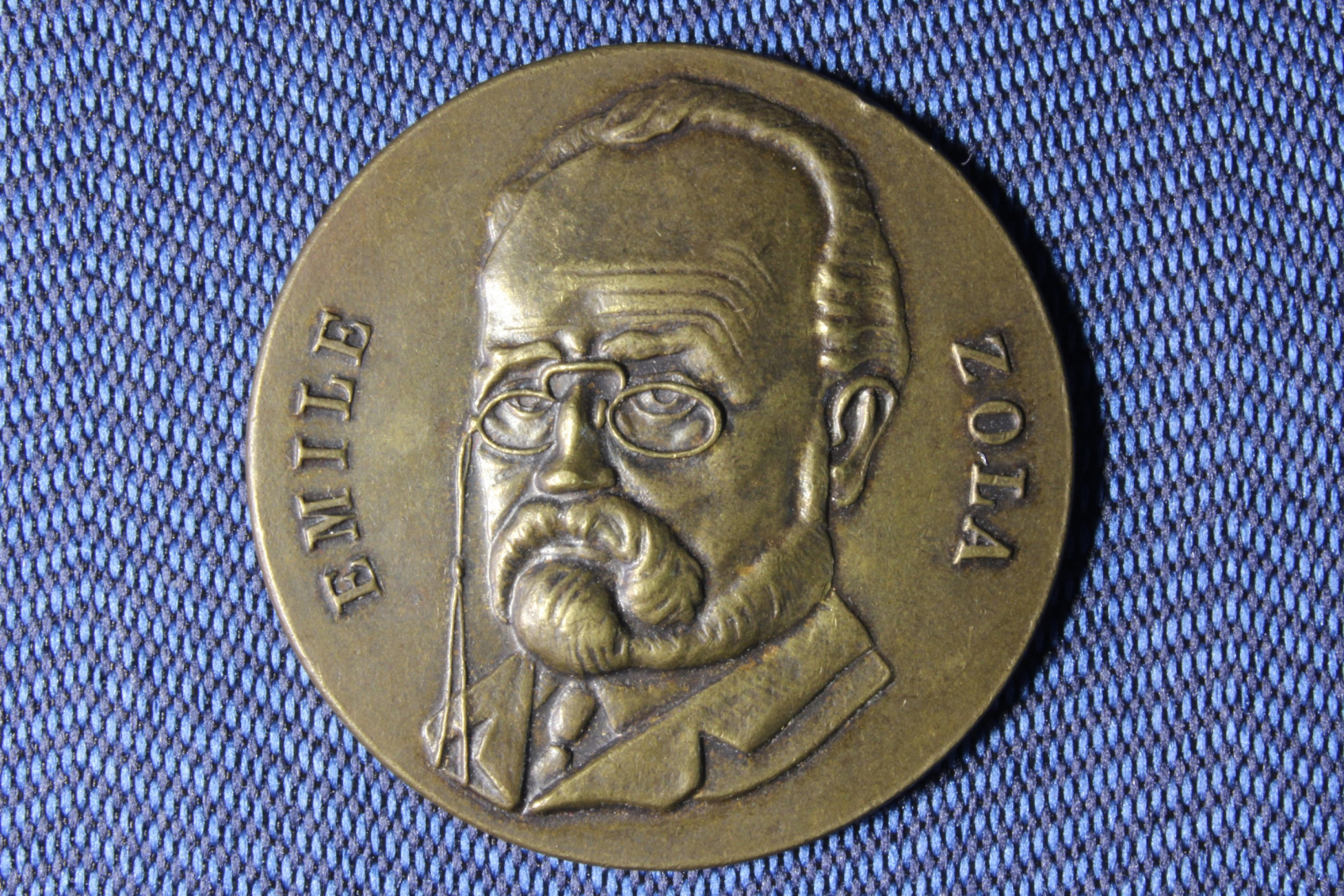 Antiguedades de emile zola medal cbd cercle du bibliophile