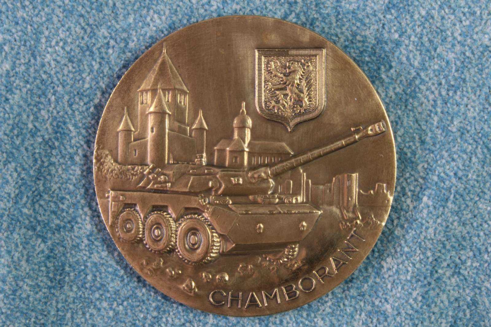 Antiguedades de chamborant medal second hussars regiment 1981