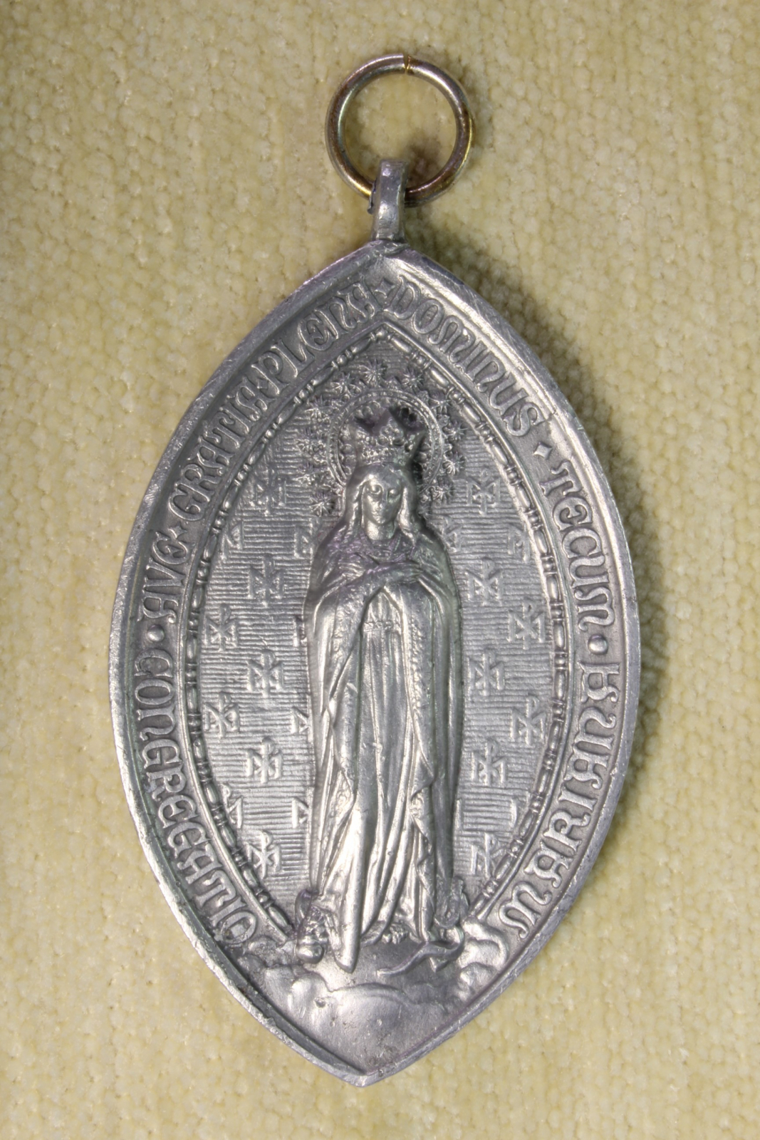 Antiques - MARIANA CONGREGATION MEDAL. AUSIÓ. S.XX
