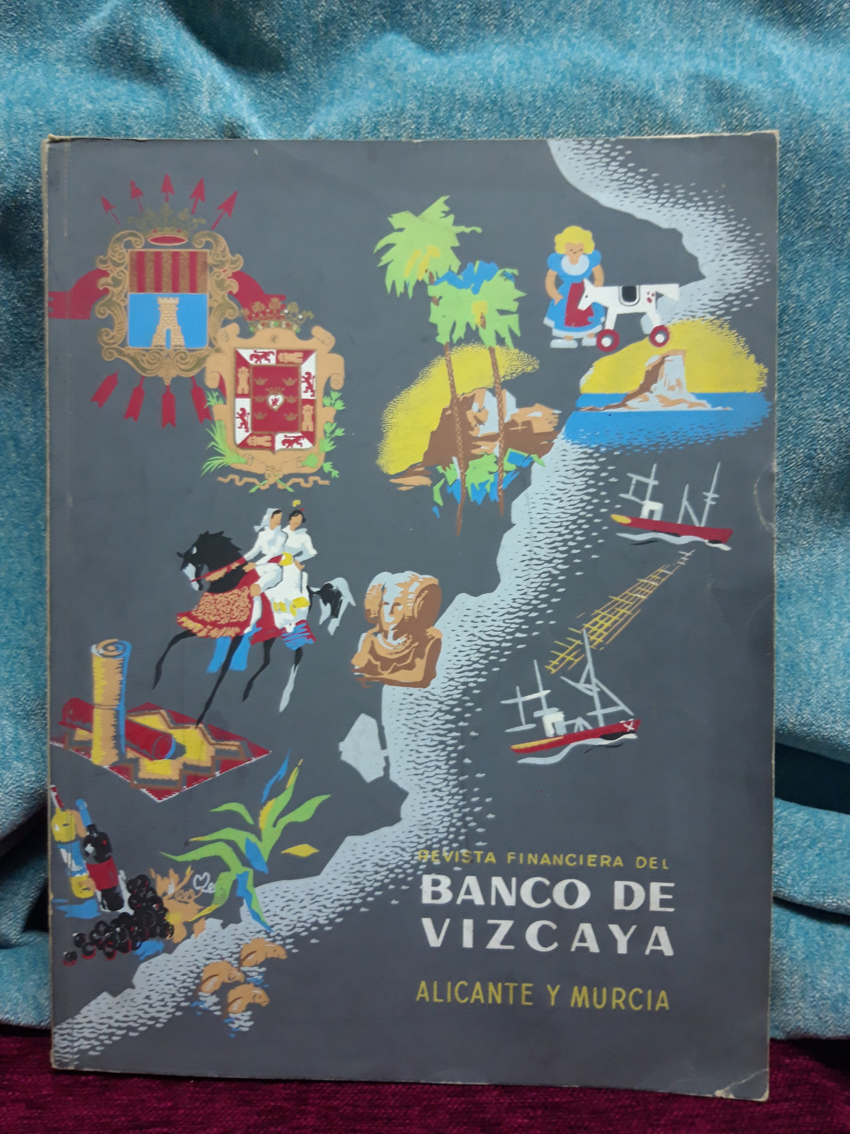 Antiques - FINANCIAL MAGAZINE OF THE BANK OF VIZCAYA. ALICANTE AND MURCIA. 1953 (T)