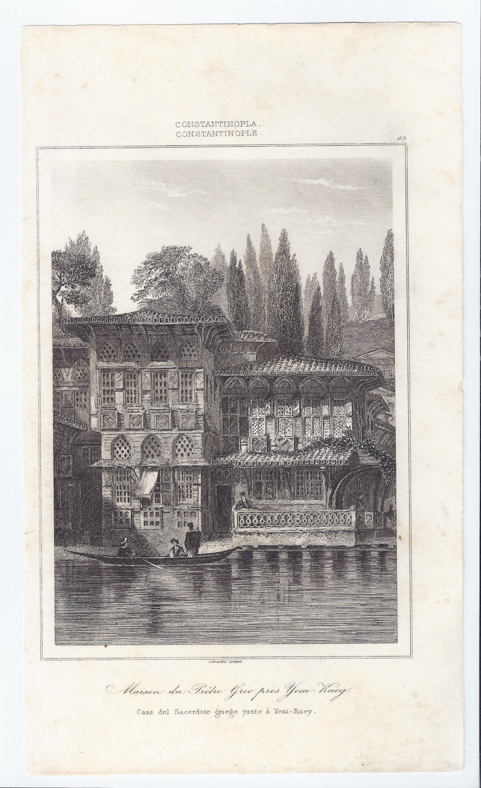 Antiguedades - CASA DEL SACERDOTE GRIEGO JUNTO A YENI-KUEY - MAISON DU PRETRE GREC (T)