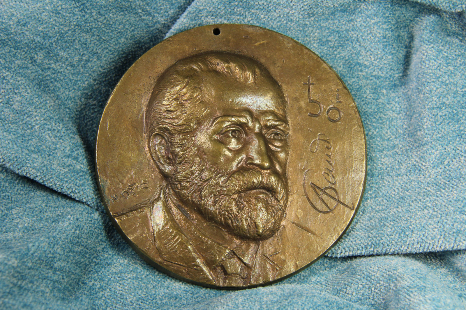 Antiguedades de antonio gaudi medal 1976 50 anv death nicolau ortiz serra