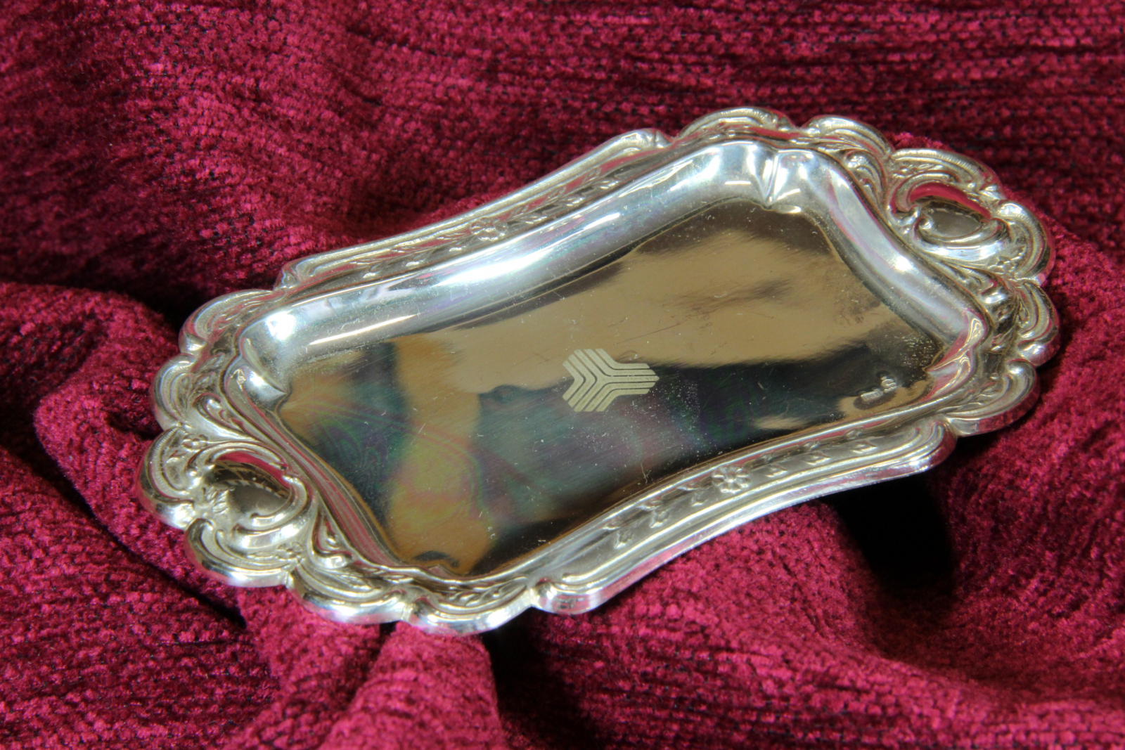 Antiques - CUNILL TRAY. SILVER. CONTRAST 925 (T)