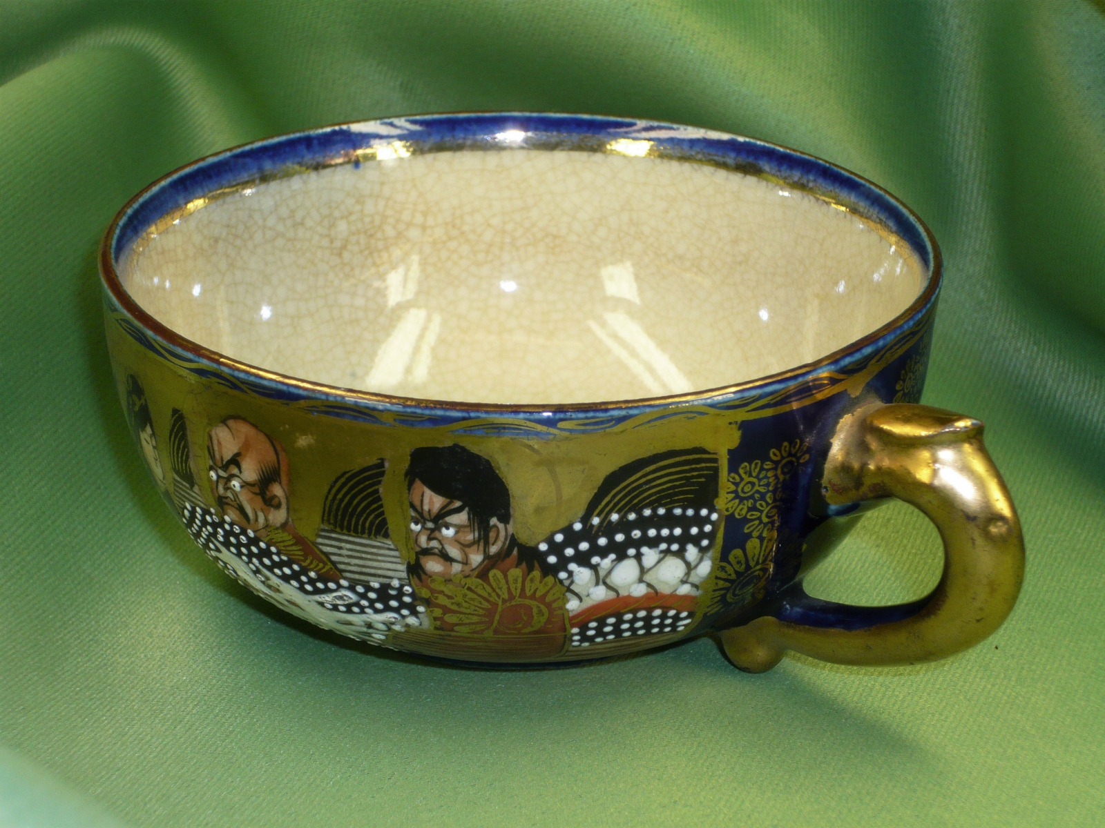 Antiguedades - TAZA SATSUMA MEIJI. (T)