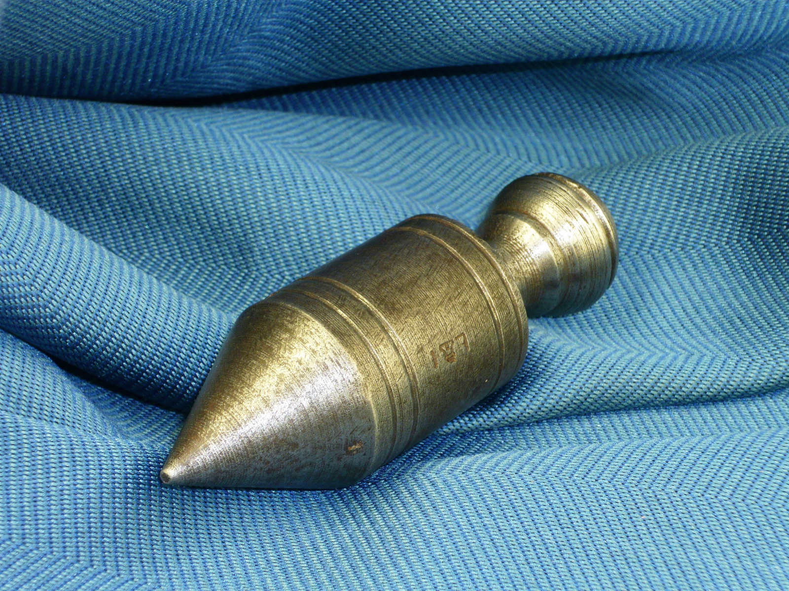 Antiques - PLUMB BOB CONSTRUCTION WITHOUT NUT. CONTRASTS.