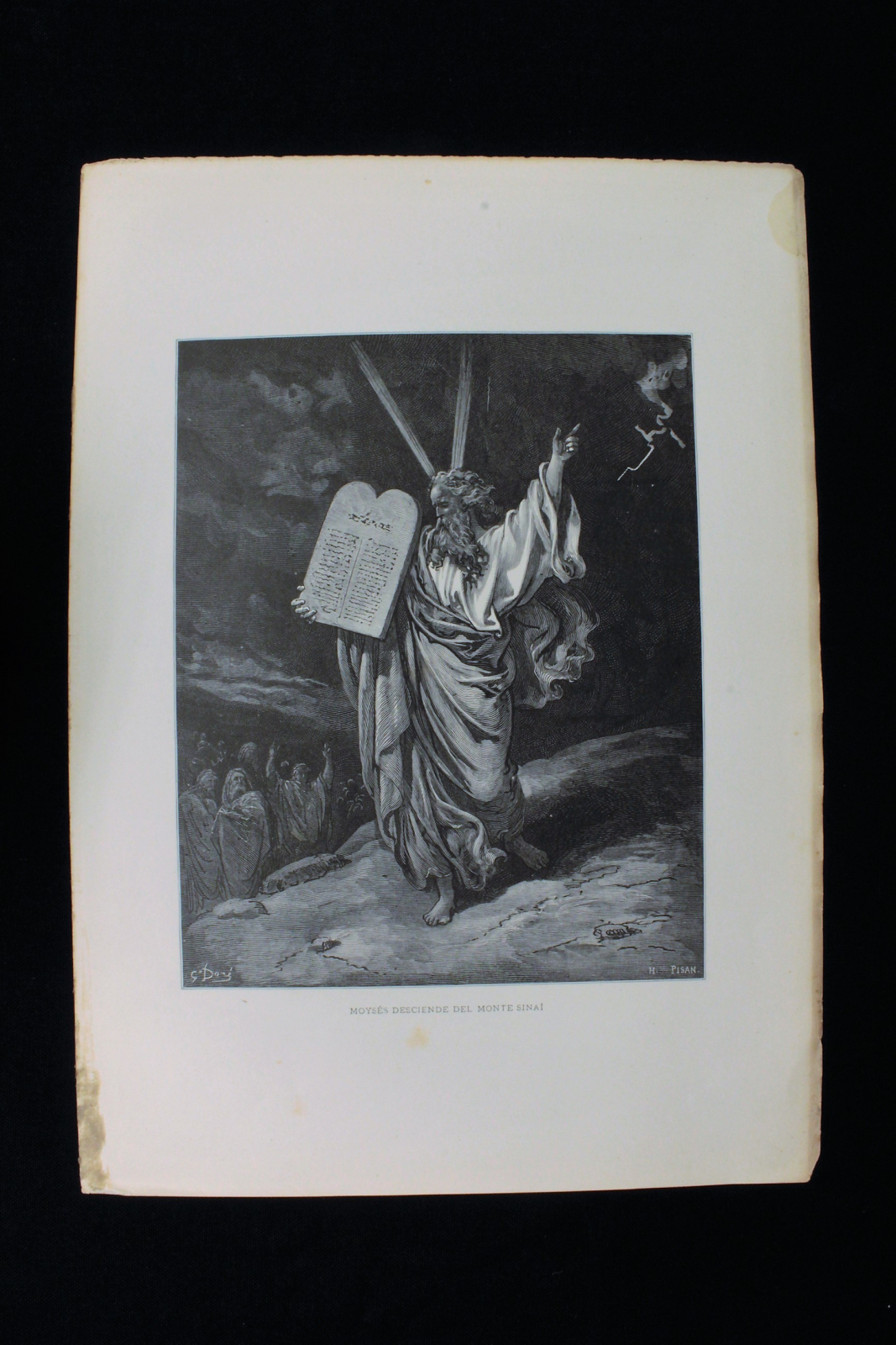 Antiques - ENGRAVING H.PISAN, 
