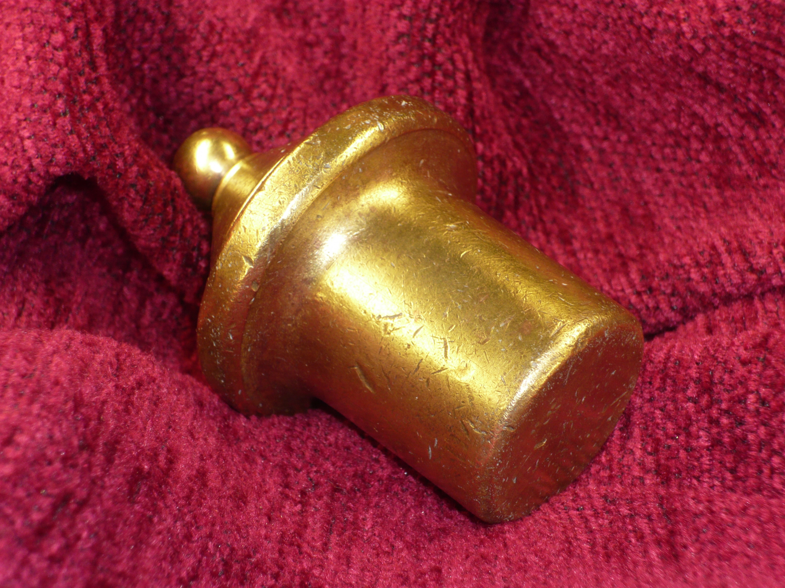 Antiguedades - PLOMADA SIN NUEZ. CONSTRUCCIÓN. BRONCE.