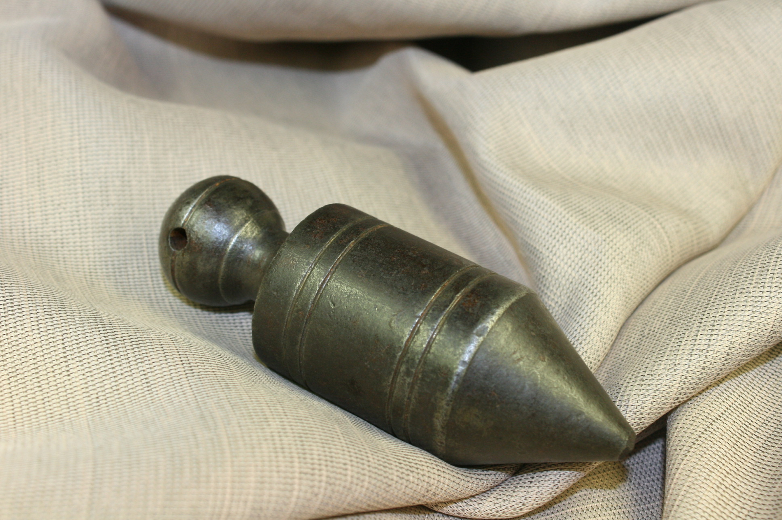 Antiques - PLUMB BOB CONSTRUCTION WITHOUT NUT. IRON. 19TH CENTURY