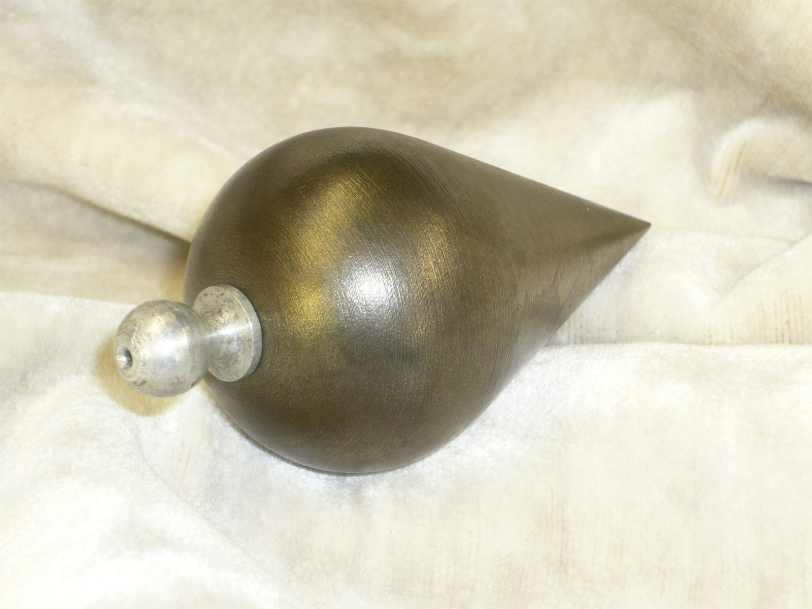 Antiques - INSTRUMENTAL PEAR PLUMB BOB. IRON AND ALUMINIUM. 