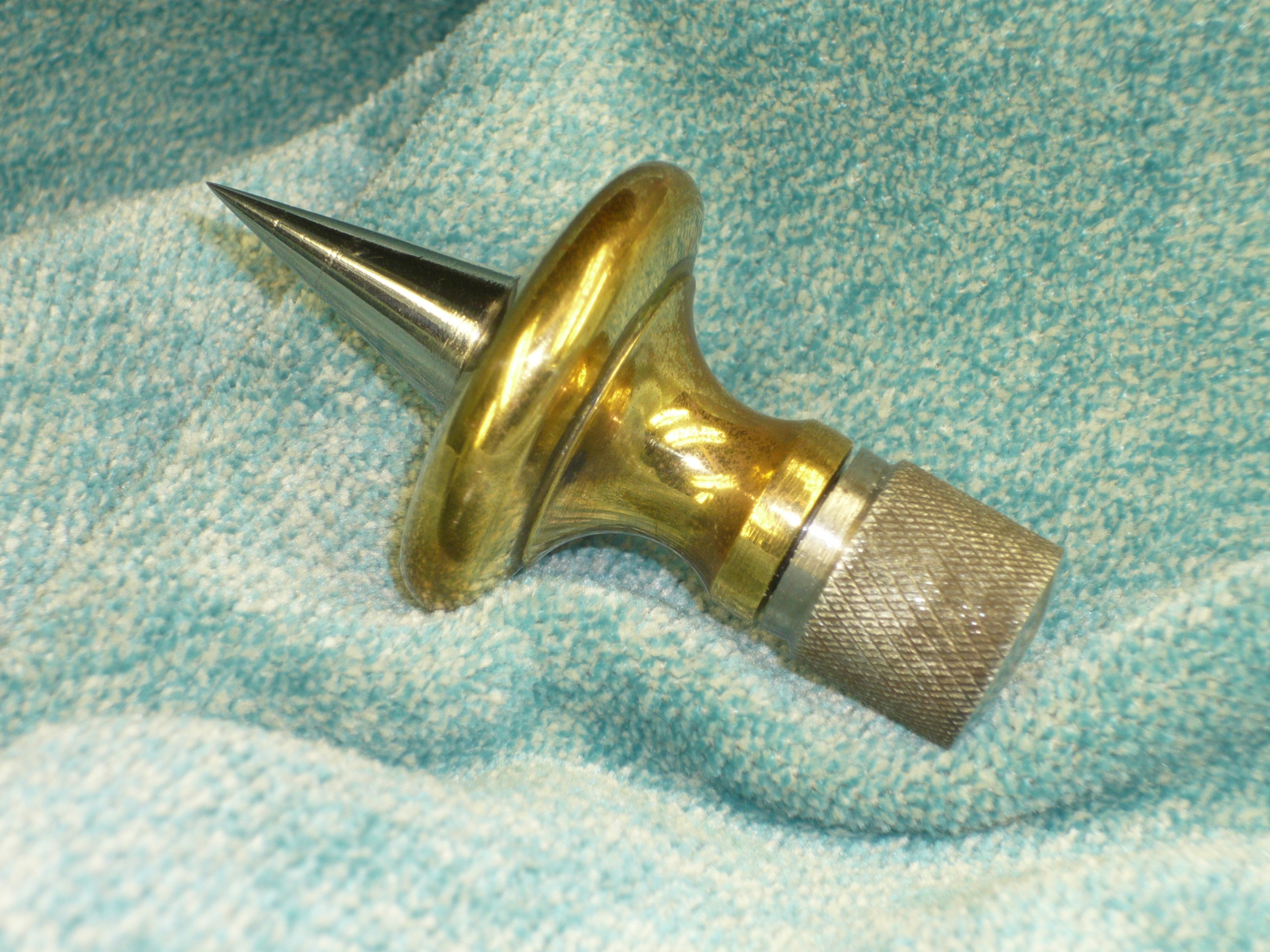 Antiques - INSTRUMENTAL PLUMB BOB WITHOUT NUT. SAUCER - CONE.