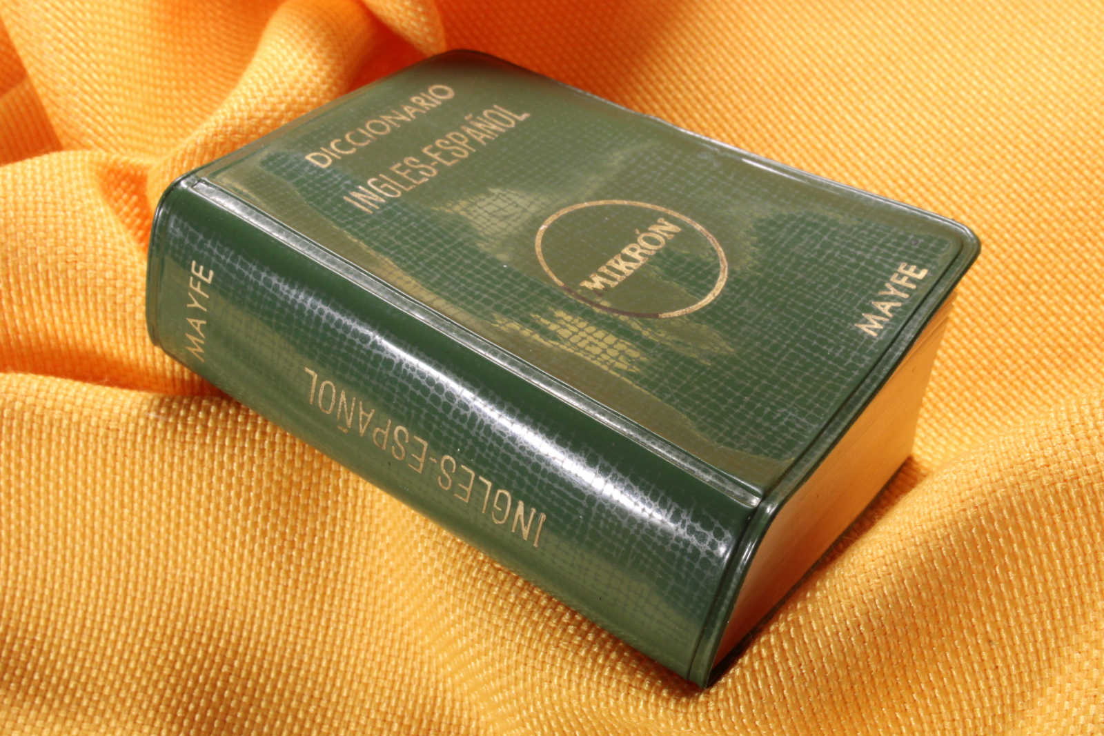 Antiguedades - MINIATURA DICCIONARIO INGLÉS-ESPAÑOL MIKRÓN 1972