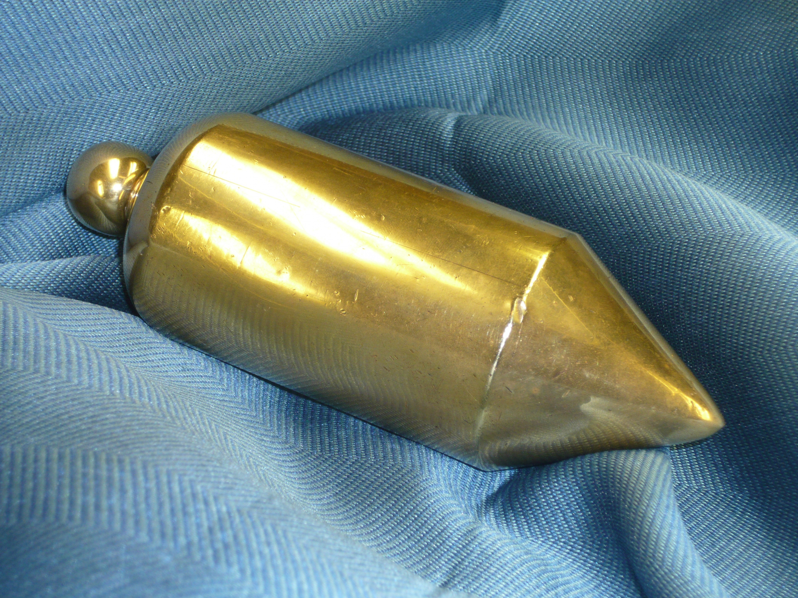 Antiguedades de plummet of incomplete construction solid bronze
