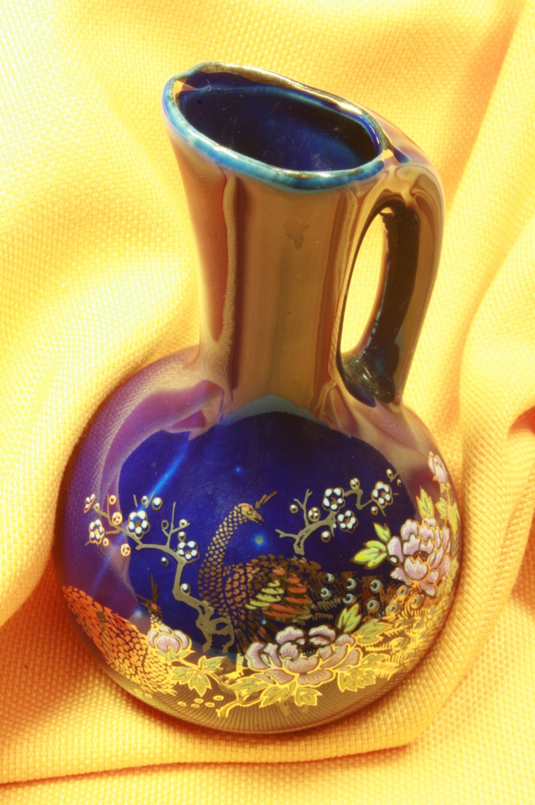 Antiguedades de actual japanese vase decal and painted