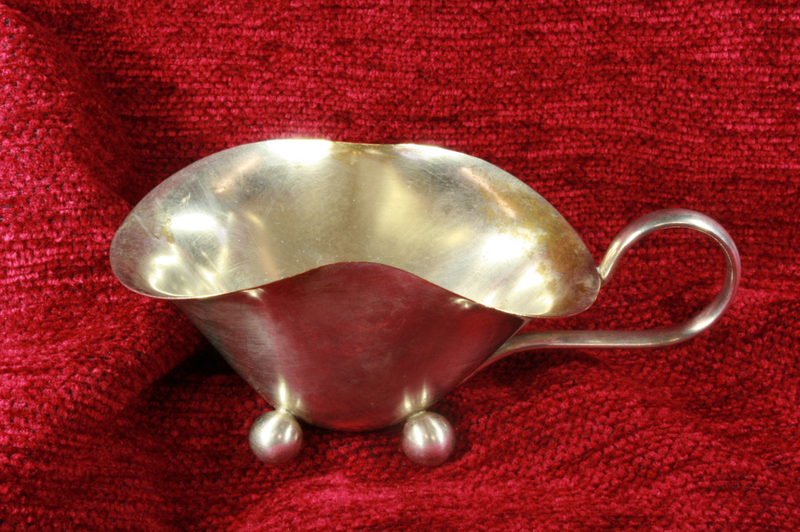 Antiques - ALPACA SAUCE SET. 20TH CENTURY