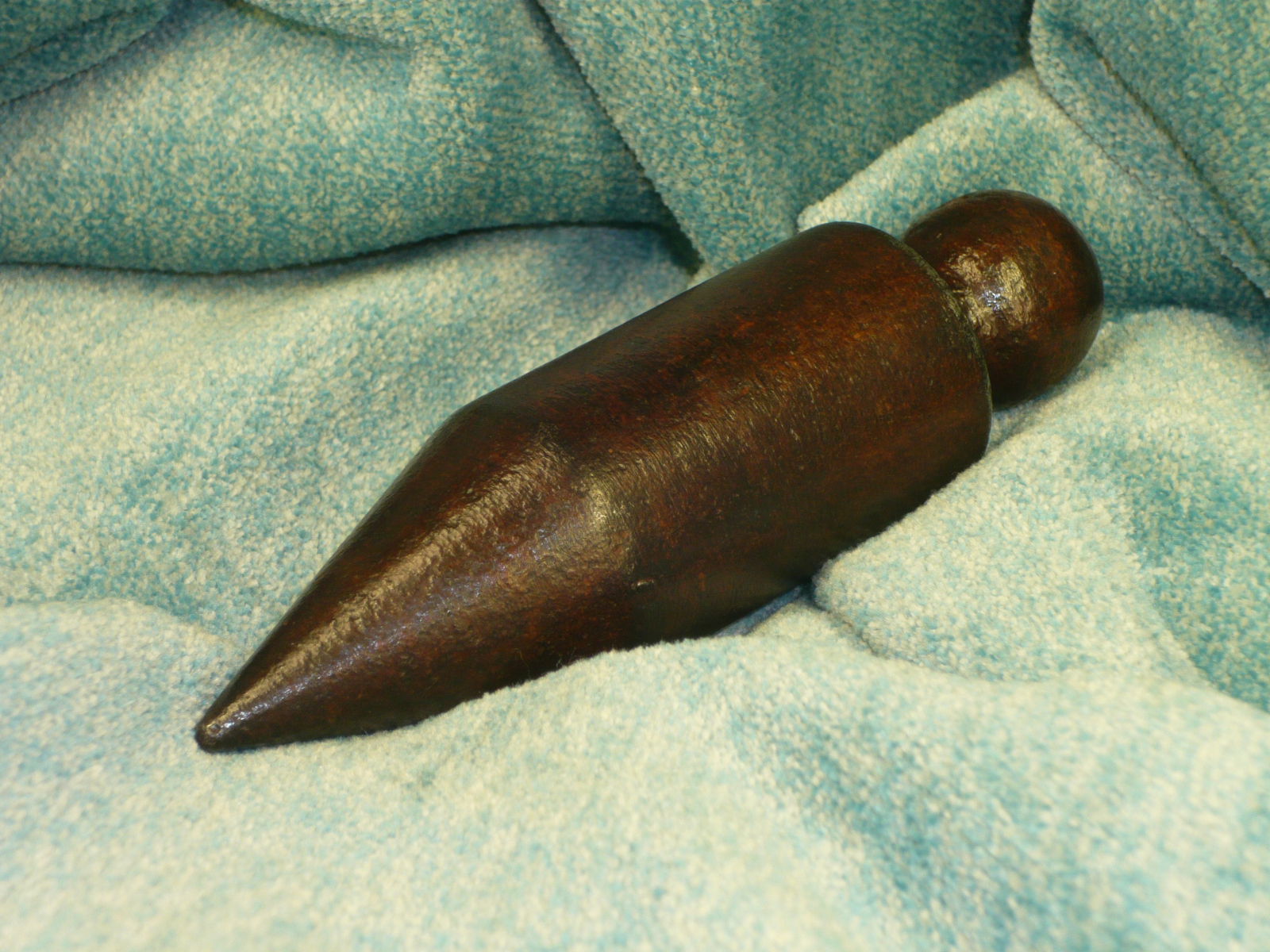 Antiques - PLUMB BOB INCOMPLETE CONSTRUCTION. 19TH CENTURY.