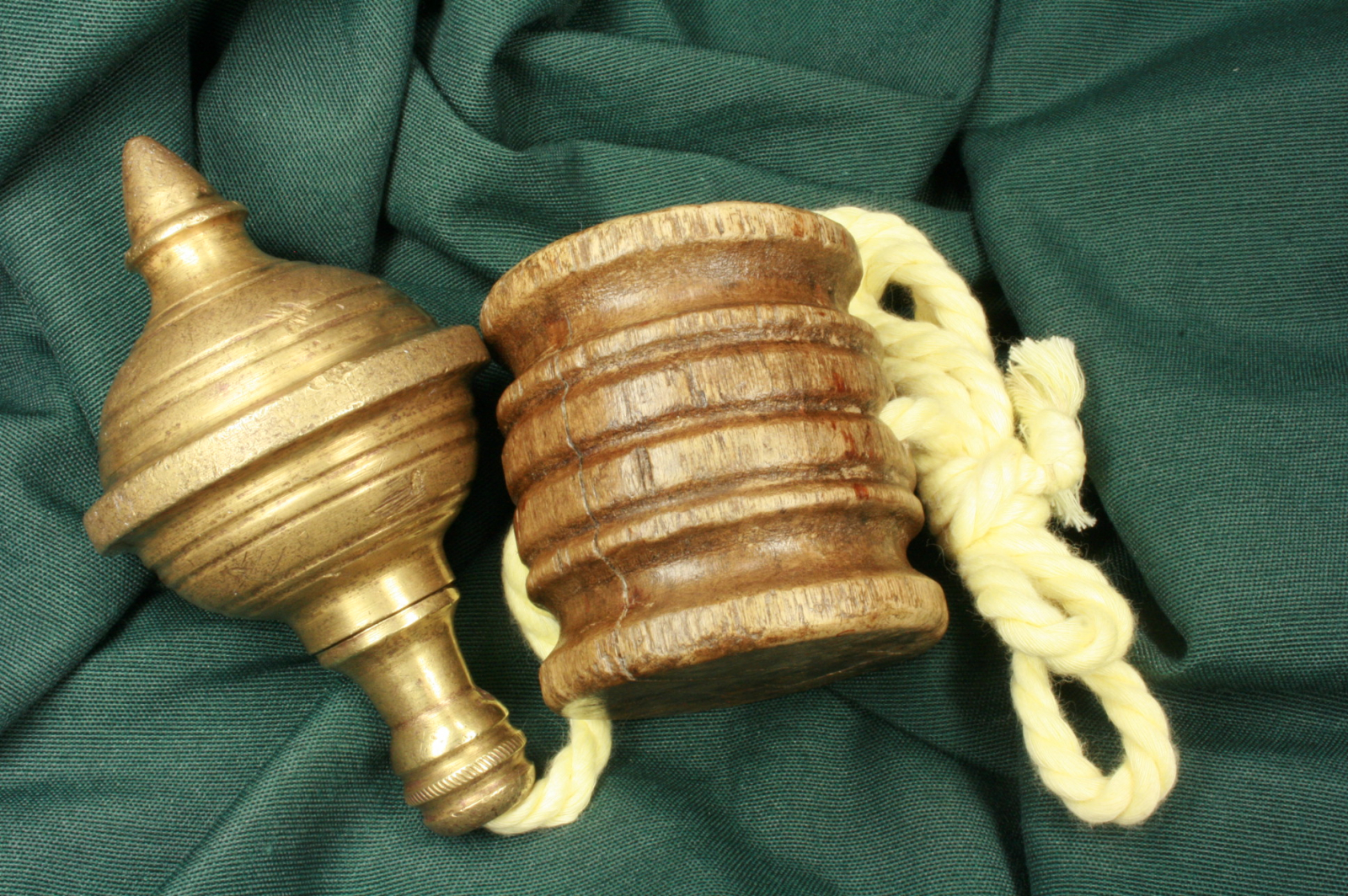Antiques - PLUMB BOB COMPLETE CONSTRUCTION. SPHERE.