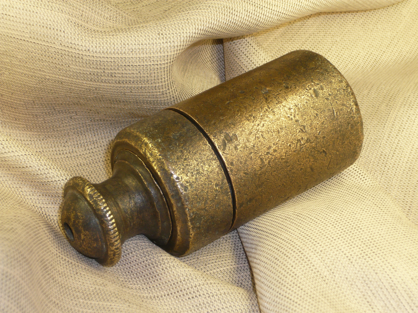 Antiques - PLUMB BOB INVERTED CONSTRUCTION. RARE. S.XVIII