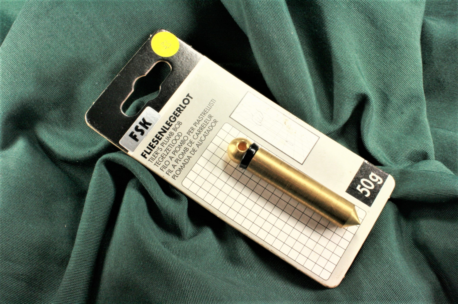 Antiques - SMALL MODERN PLUMB BOB. BRASS (T)