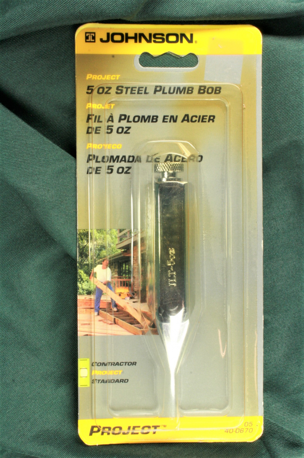 Antiques - BRAND NEW MODERN PLUMB BOB. STEEL. (T)
