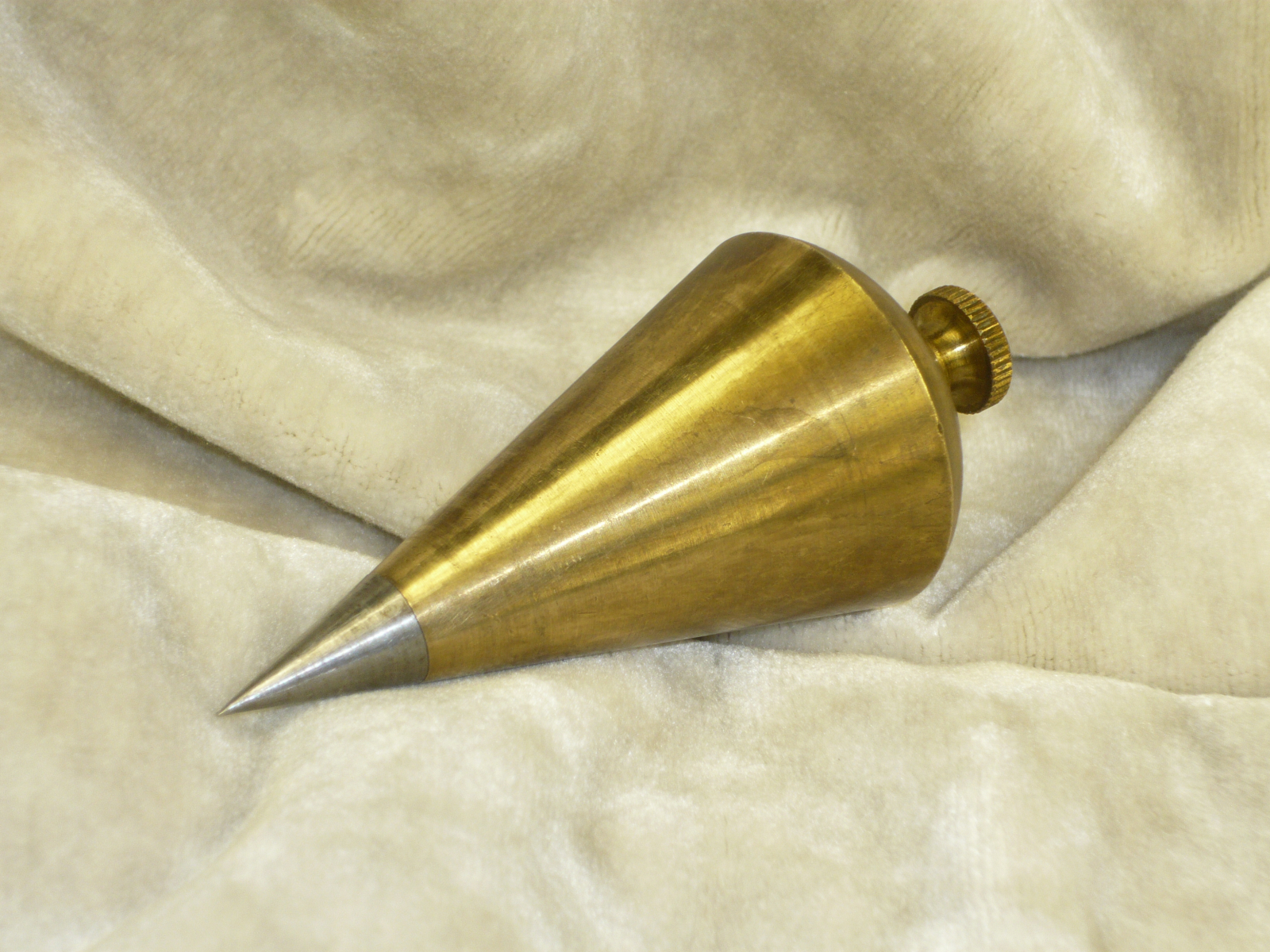 Antiques - INSTRUMENTAL IRON TIP PLUMB BOB.