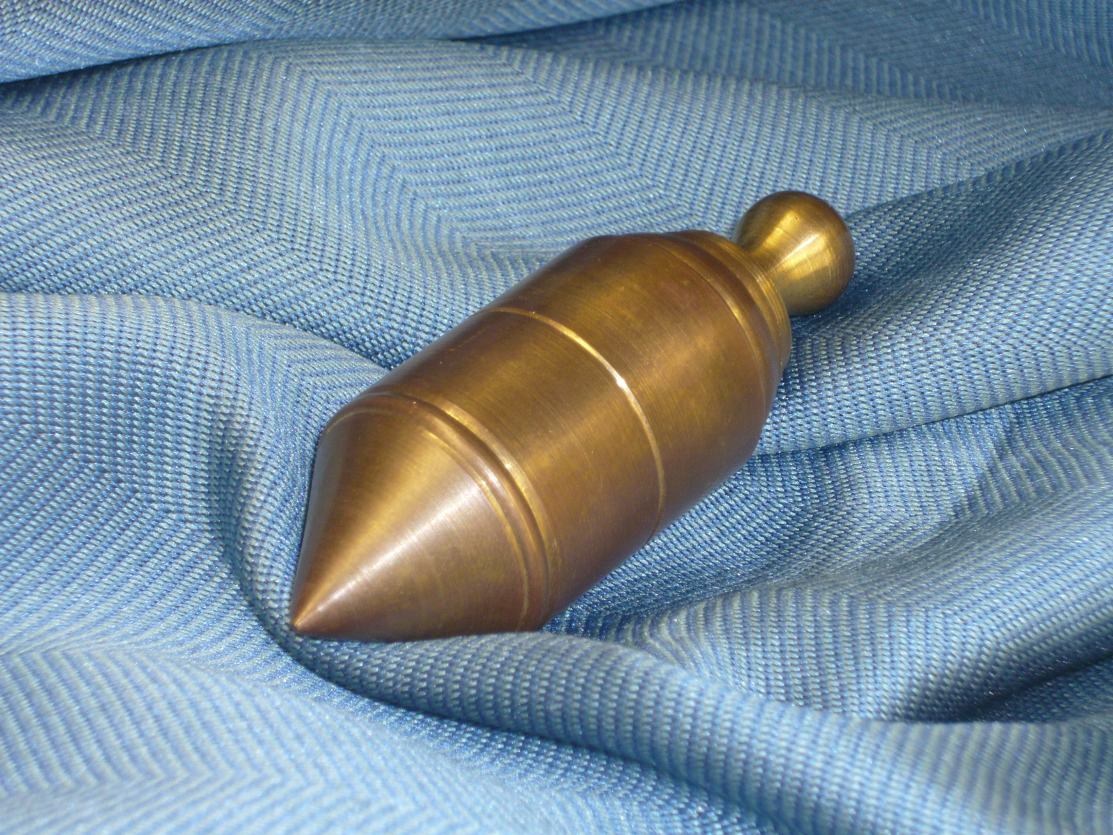 Antiguedades de hollow construction plumb bob 20th century