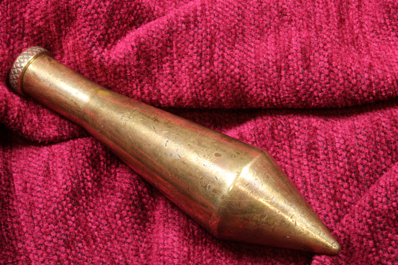 Antiguedades - PLOMADA INSTRUMENTAL BALA. BRONCE