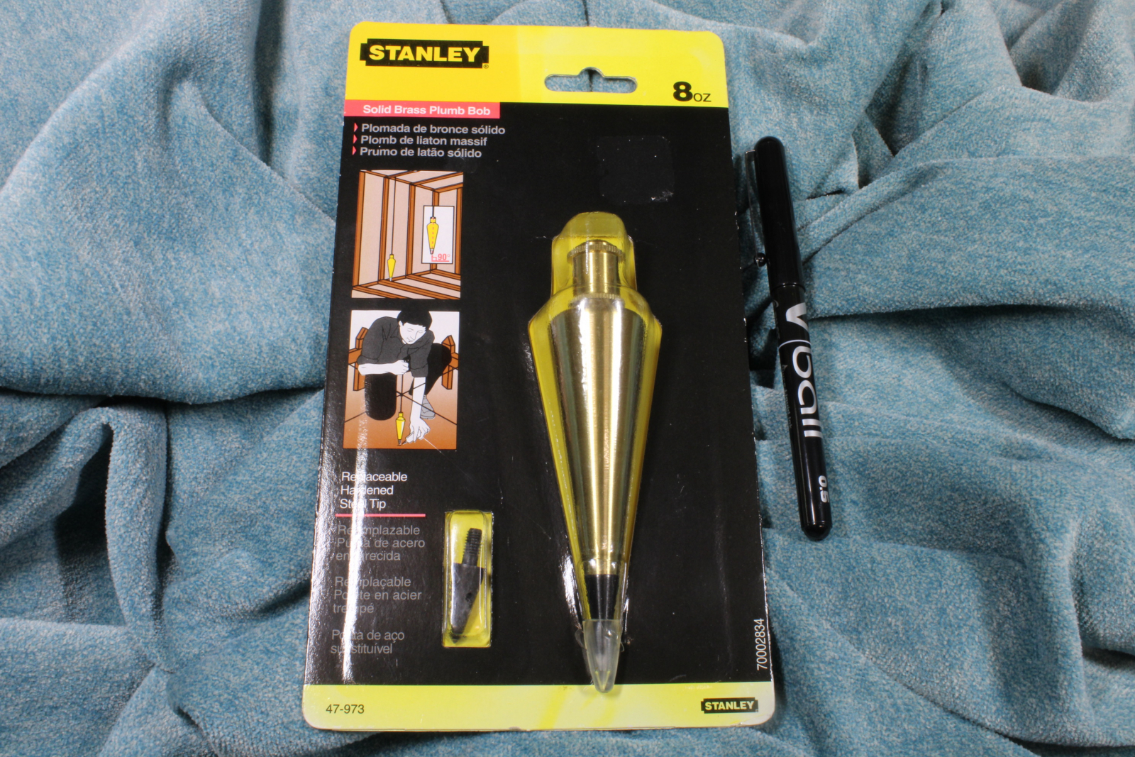 Antiguedades de instrumental plumb bob without nut new