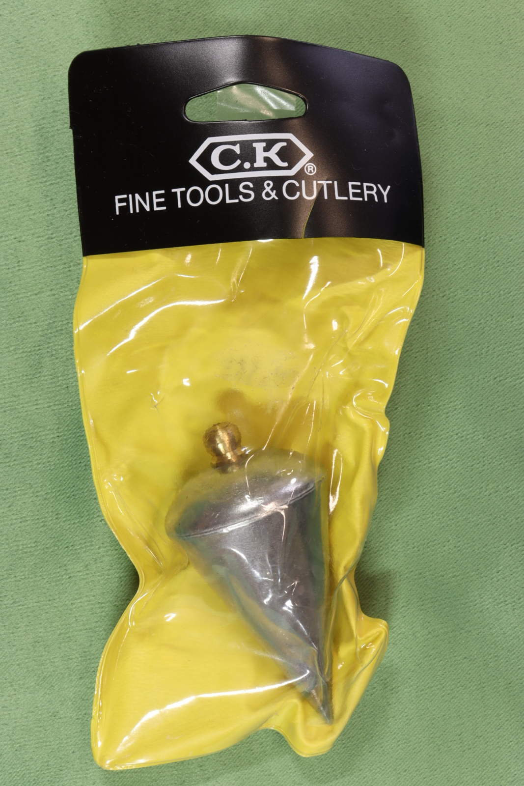 Antiques - INSTRUMENTAL STEEL AND BRASS PLUMB BOB. NEW. (T)