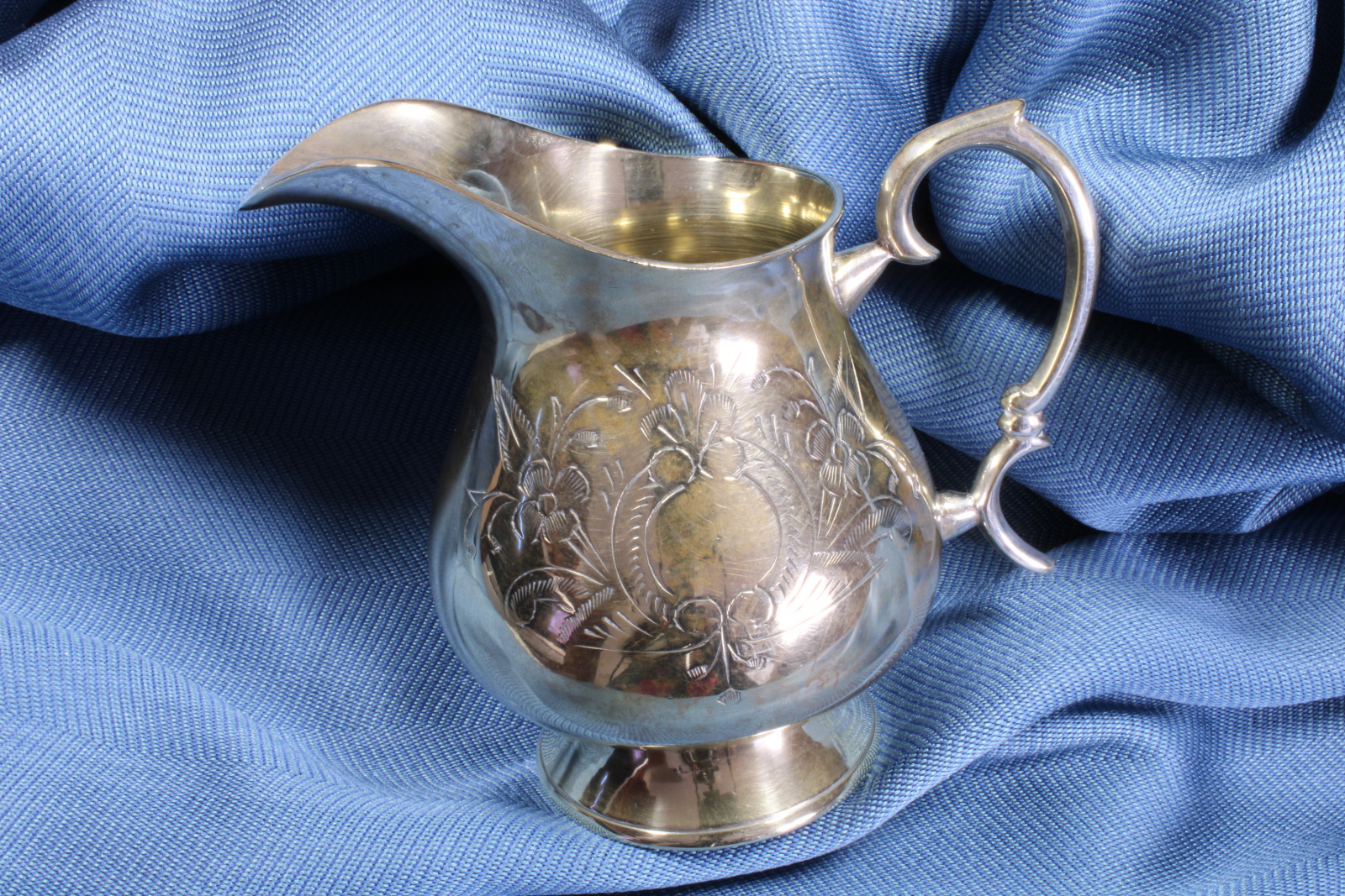 Antiques - SILVER PLATED ALPACA JUG. MODERNIST. (T)