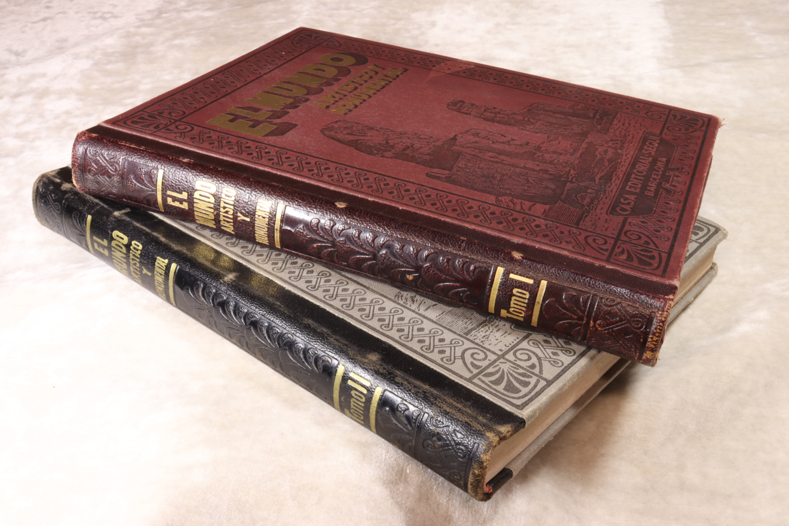 Antiques - THE ARTISTIC AND MONUMENTAL WORLD. TWO VOLUMES (T)