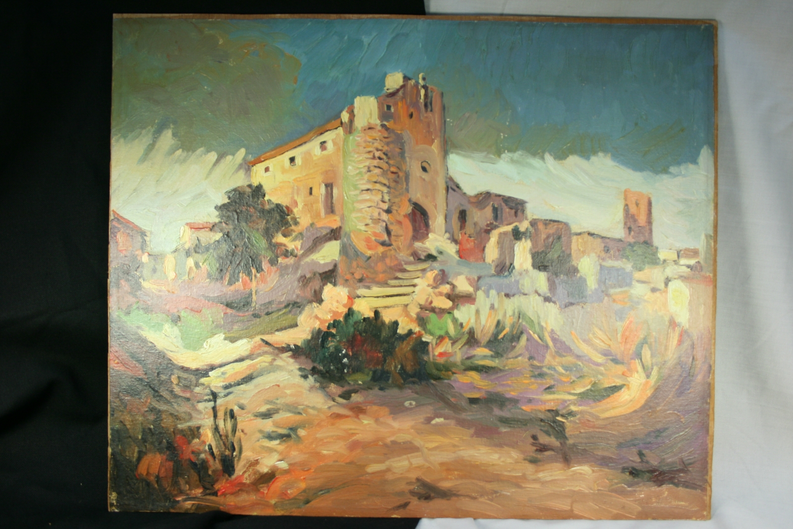 Antiques - OIL PAINT. FRAME. S.XX. MANSION.