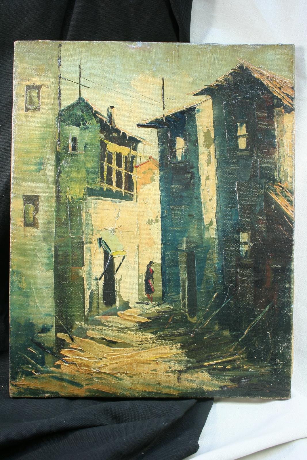 Antiques - VERTICAL OIL STREET. SIMARRO POSSIBLE. S.XX