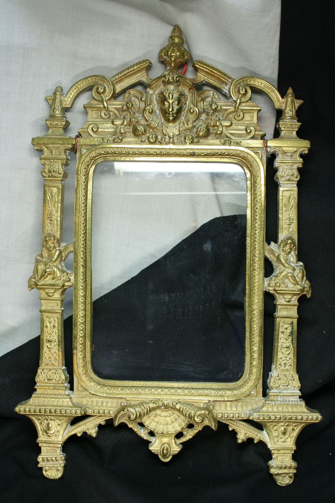 Antiques - BRONZE EMPIRE FRAME. PICTURE FRAMES. S.XIX
