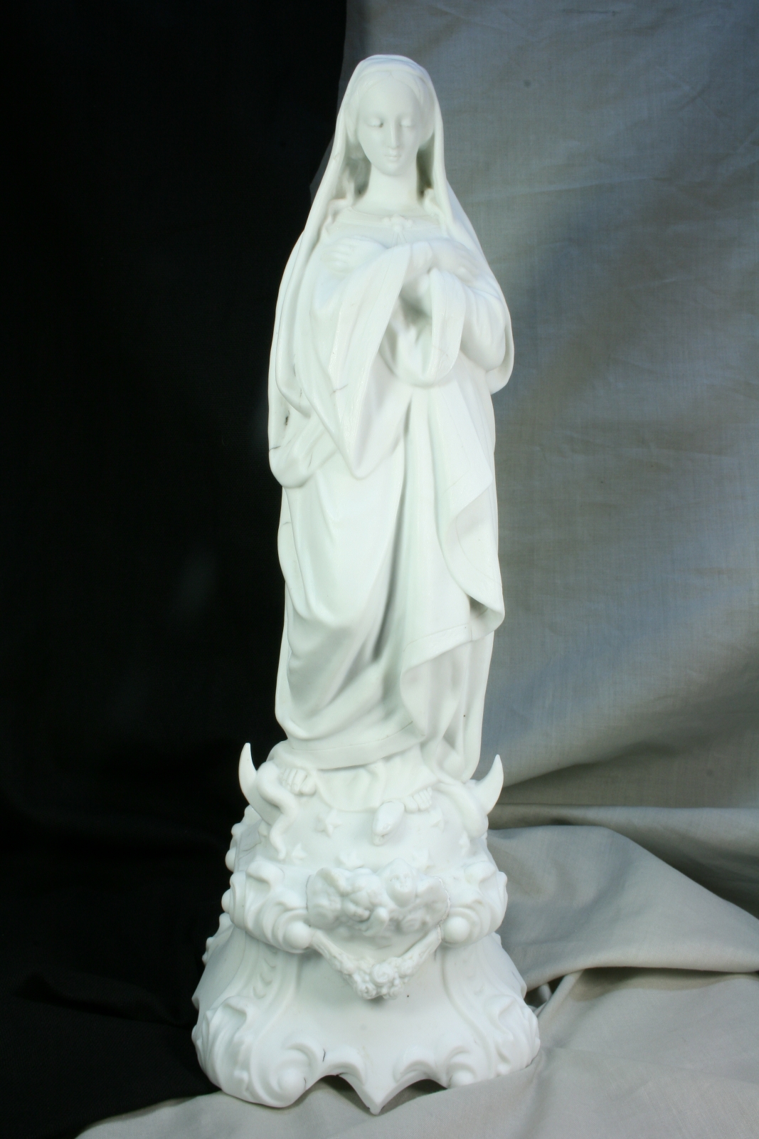 Antiguedades - VIRGEN BISCUIT. S.XIX. RELIGIOSO.